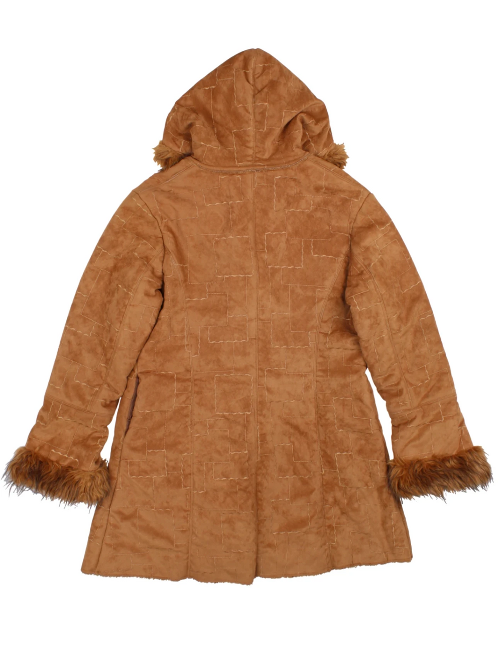 Studded Afghan Coat (Size L) - VintageFolk