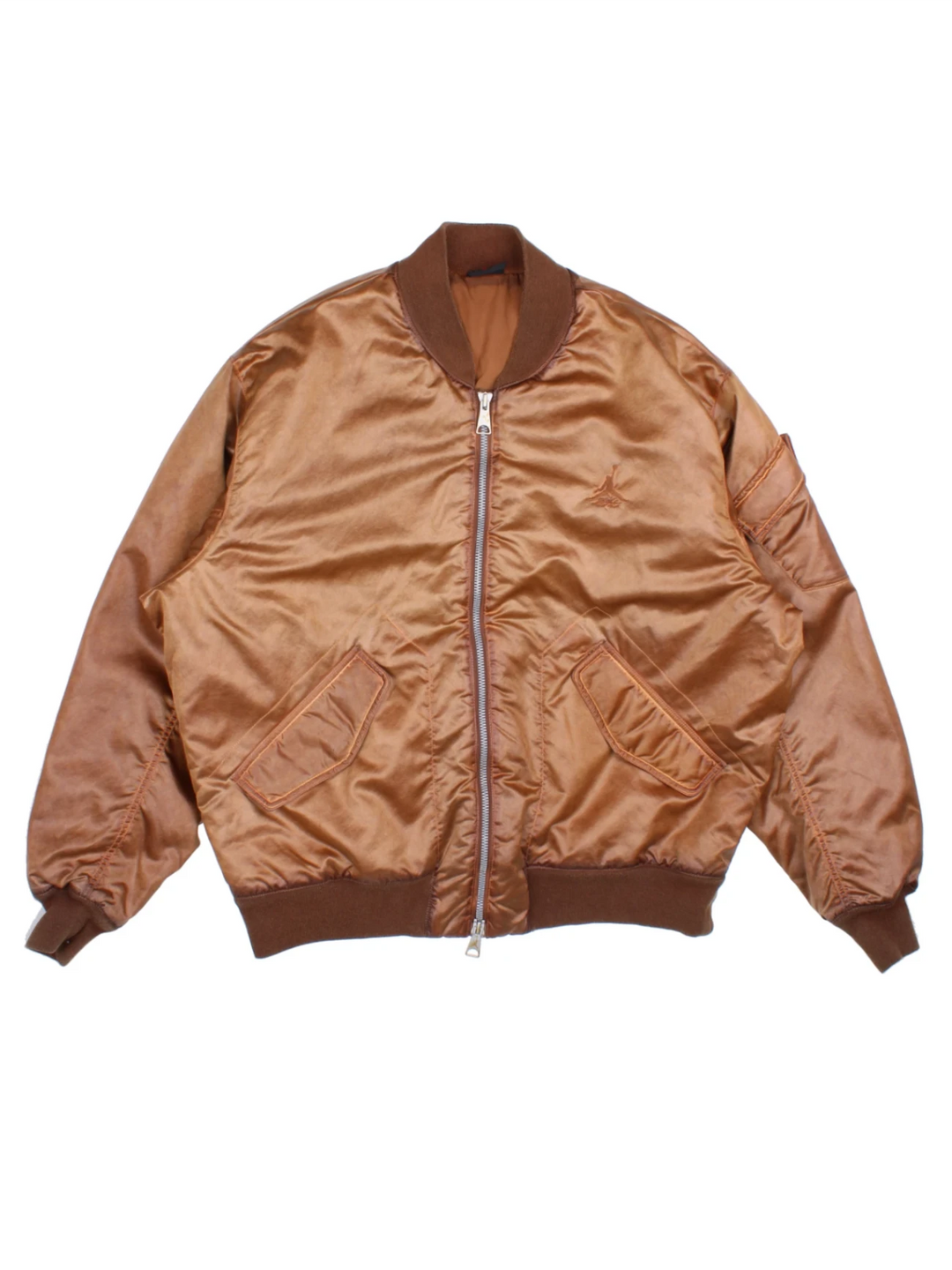 90'S Nike Jordan Renegade Bomber Jacket (Size XXL) - VintageFolk