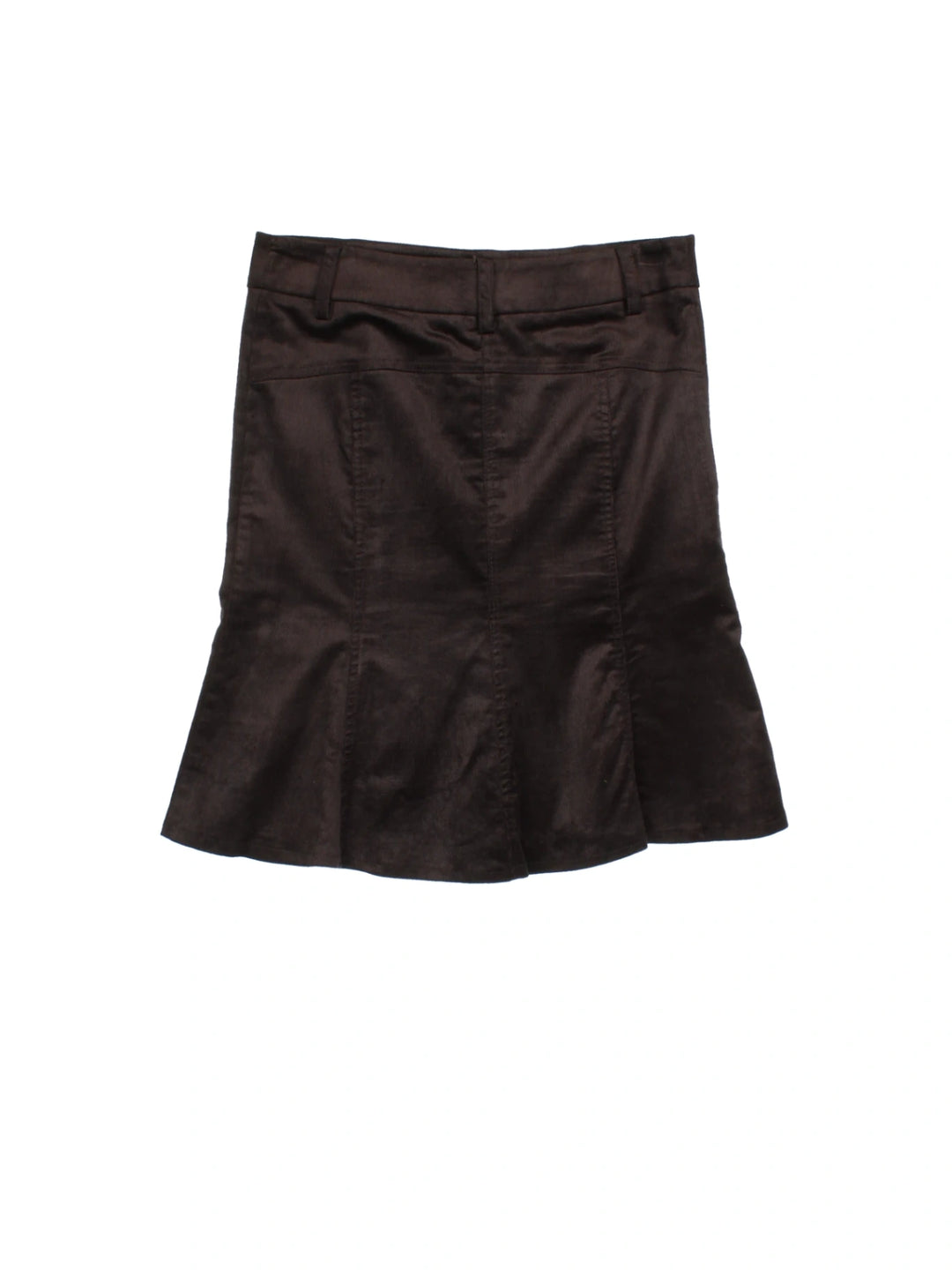 Y2K Pleated Hem Midi Skirt (Size M)