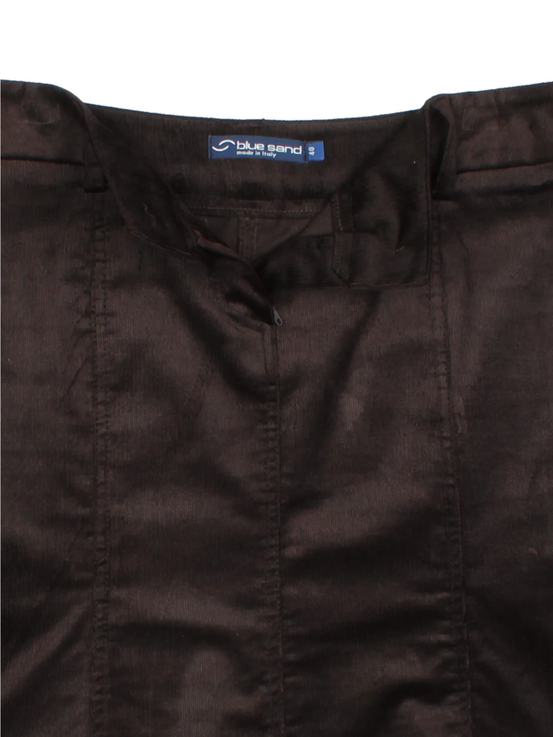 Y2K Pleated Hem Midi Skirt (Size M)