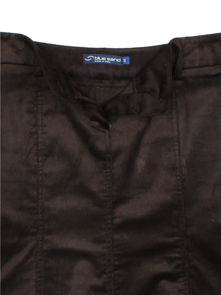 Y2K Pleated Hem Midi Skirt (Size M)