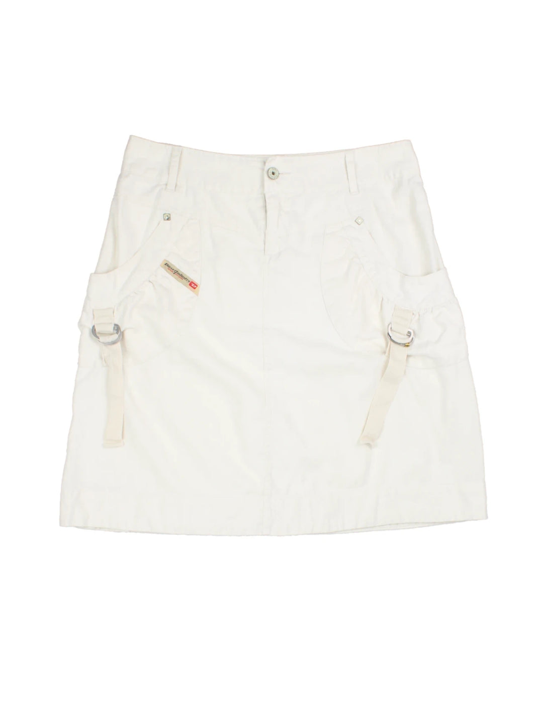 Y2K Diesel Cargo Mini Skirt (Size L) - VintageFolk