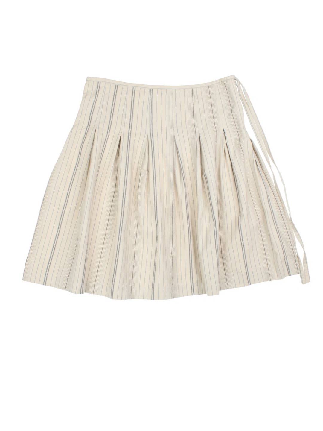 Y2K Stripe Mini Skirt (Size XXL) - VintageFolk