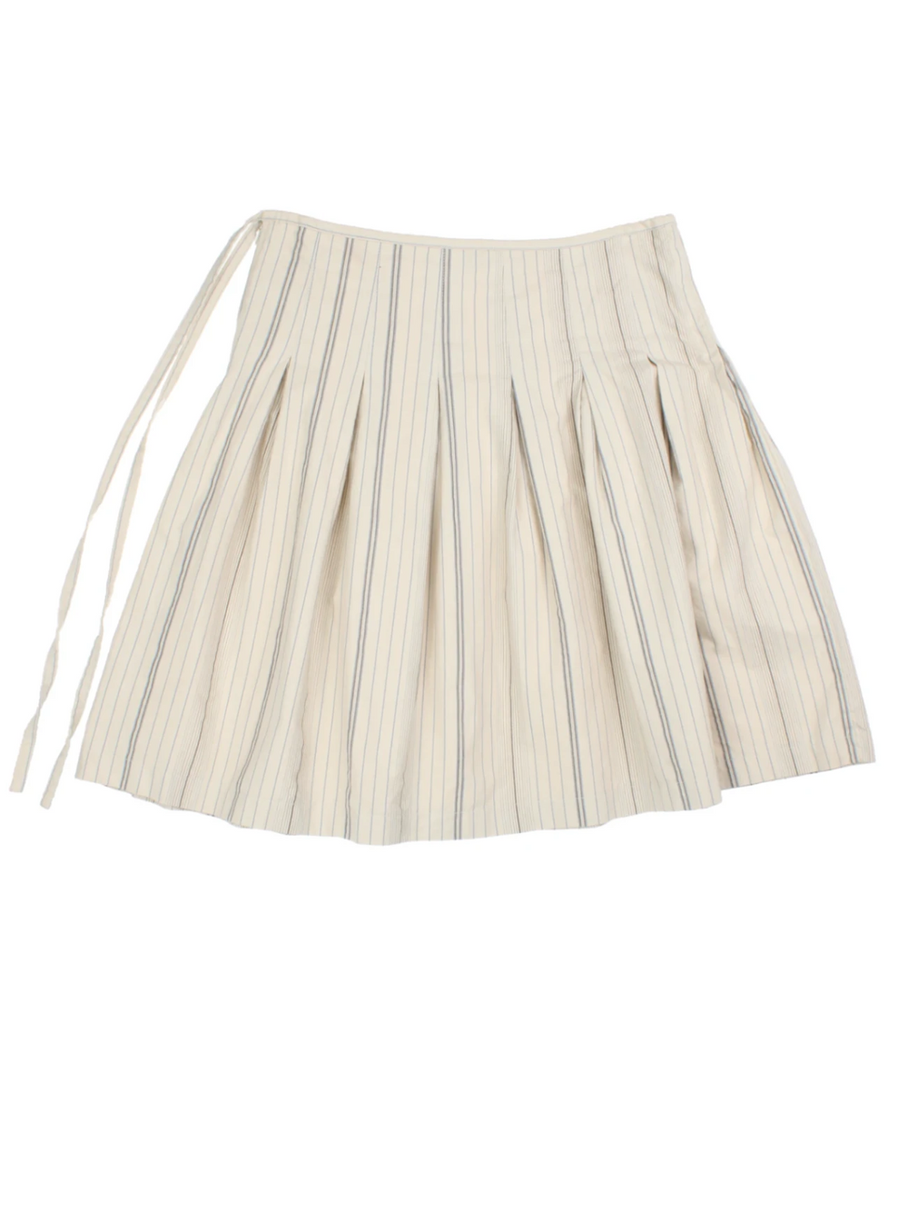 Y2K Stripe Mini Skirt (Size XXL) - VintageFolk