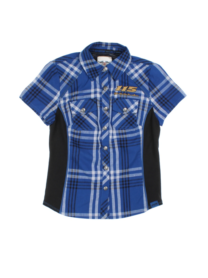 Harley-Davidson Embroidered Shirt (Size XS) - VintageFolk