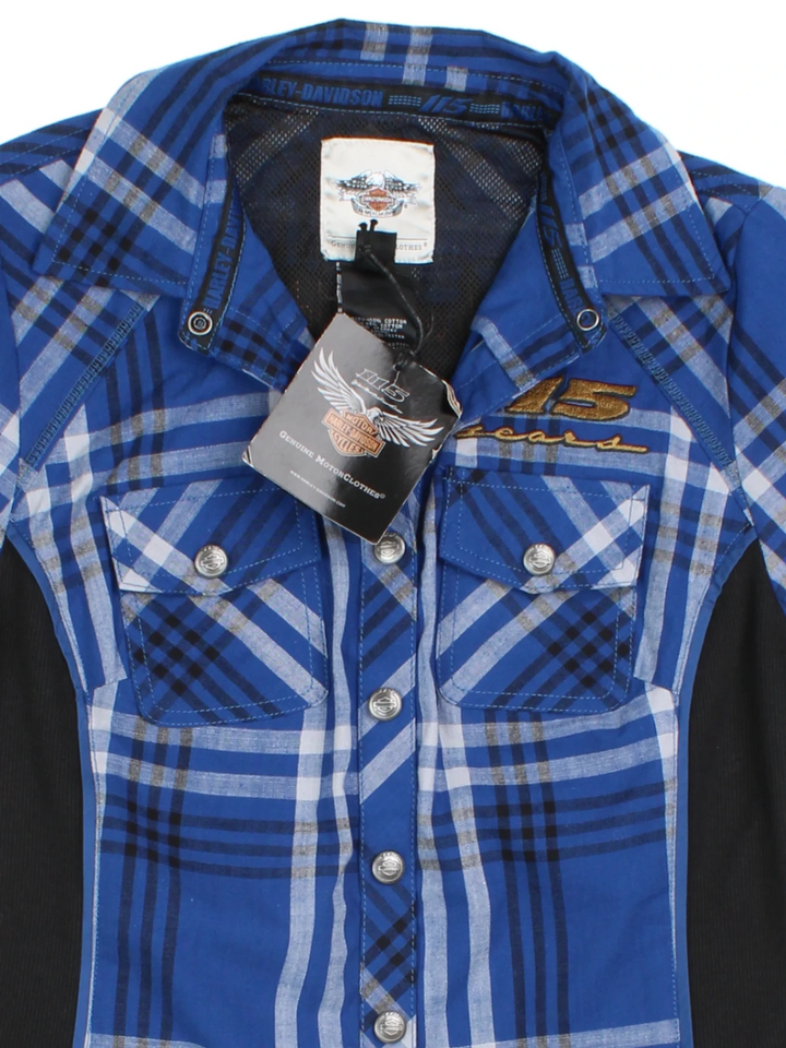 Harley-Davidson Embroidered Shirt (Size XS) - VintageFolk