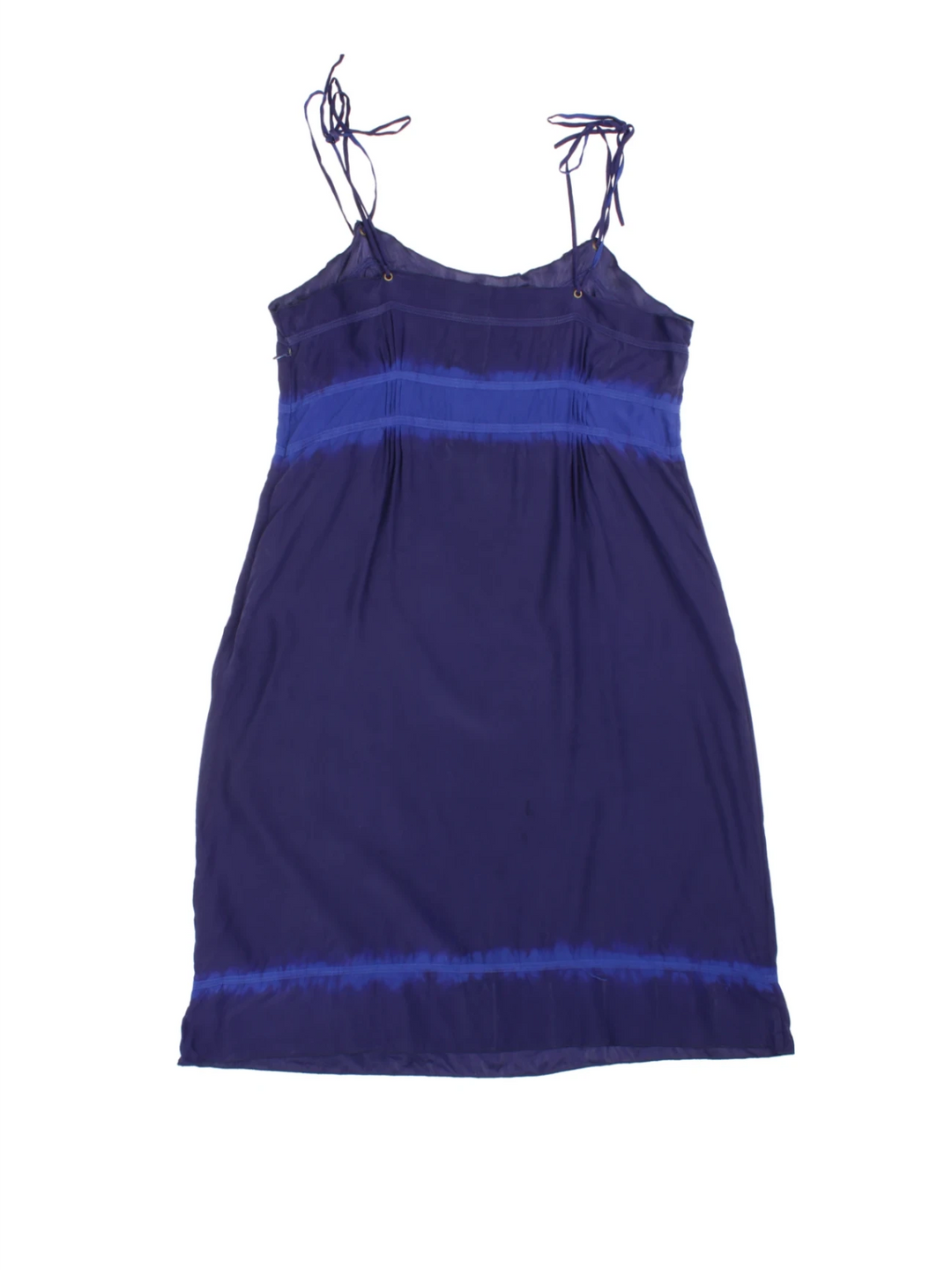 Y2K Tie Dye Silk Mini Dress (Size S) - VintageFolk