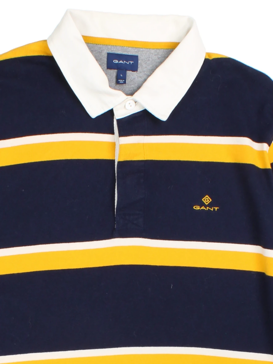 Gant Striped Polo Shirt (Size L) - VintageFolk