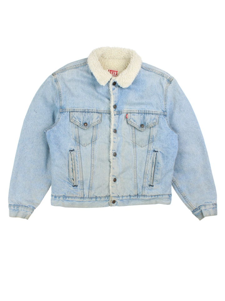 80's Levi Strauss Sherpa Lined Trucker Jacket (Size M)
