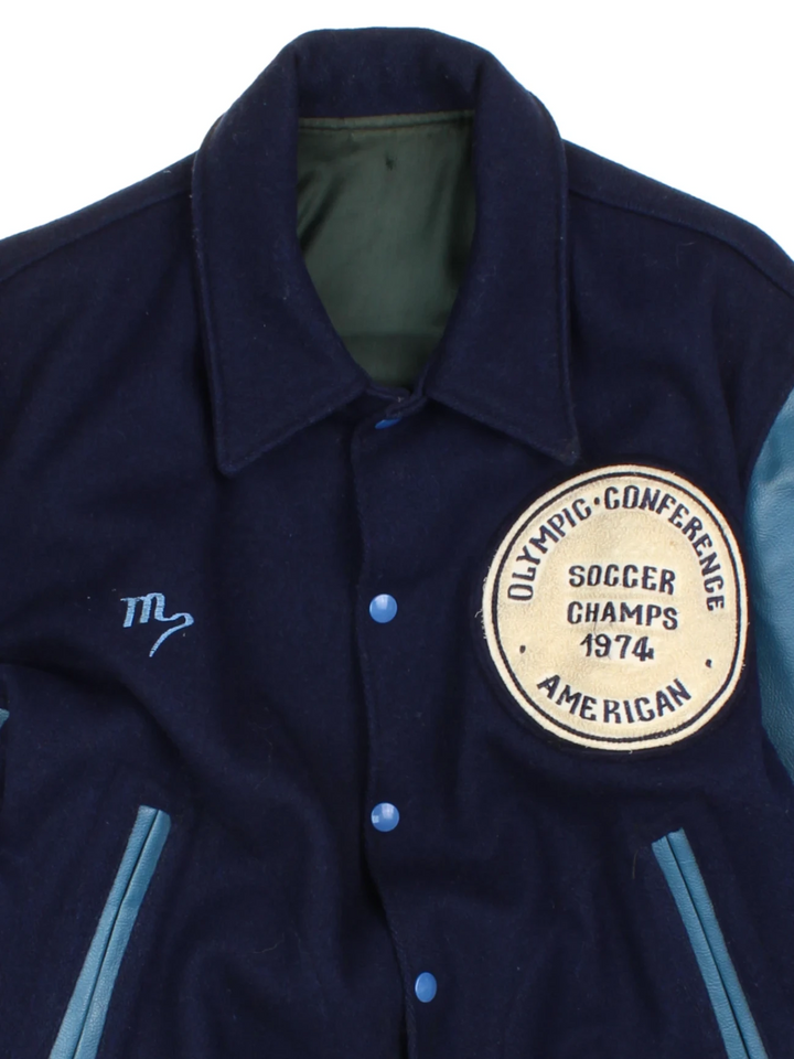 70's Olympic Conference Highland Varsity Jacket (Size L)