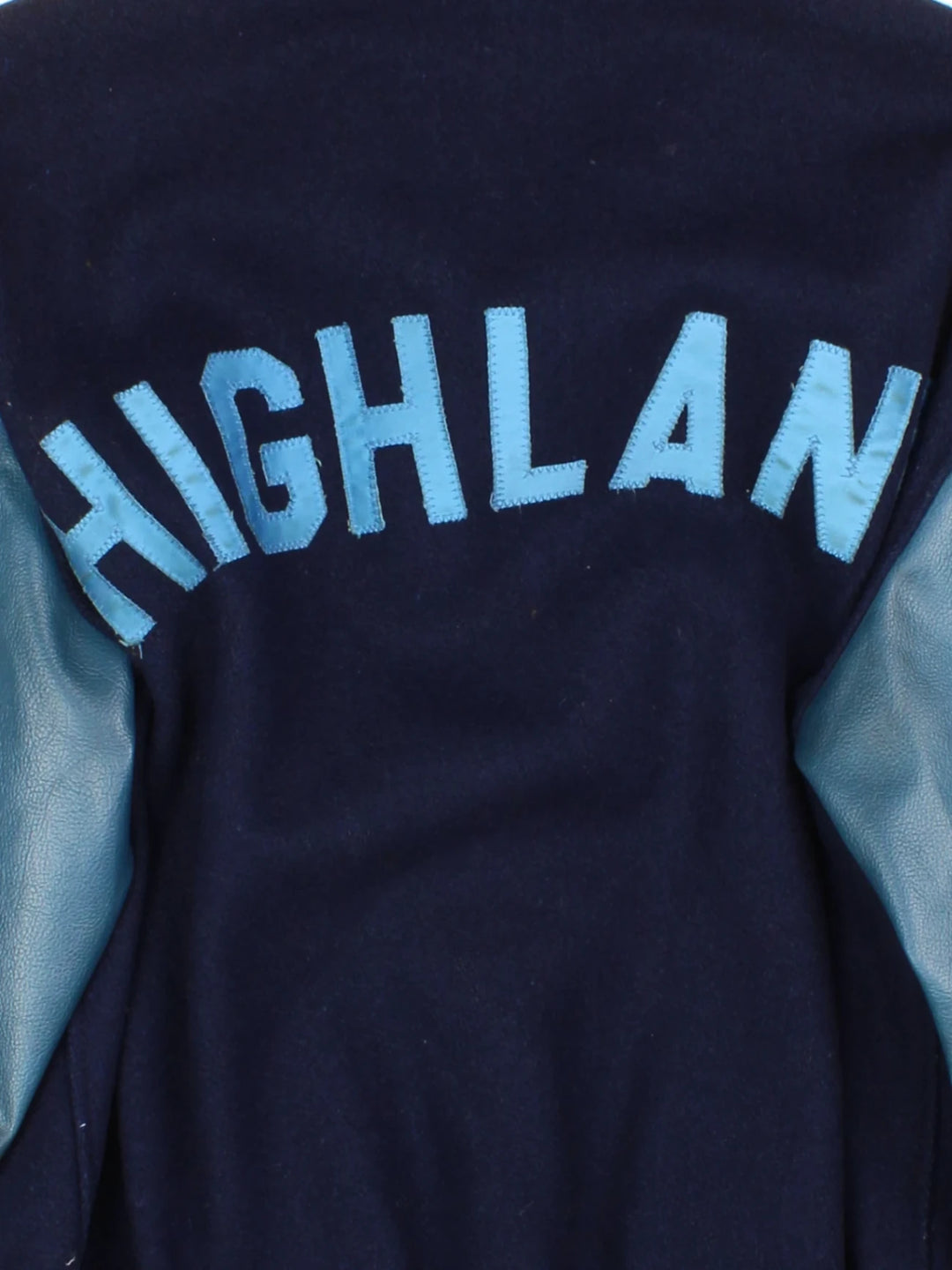 70's Olympic Conference Highland Varsity Jacket (Size L)