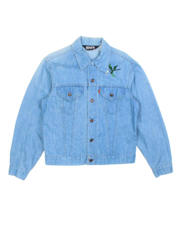 70's Levi Strauss Embroidered Denim Jacket (Size M)