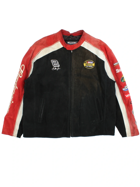 Wilsons Leather Budweiser NASCAR Racing Jacket (Size XXXL