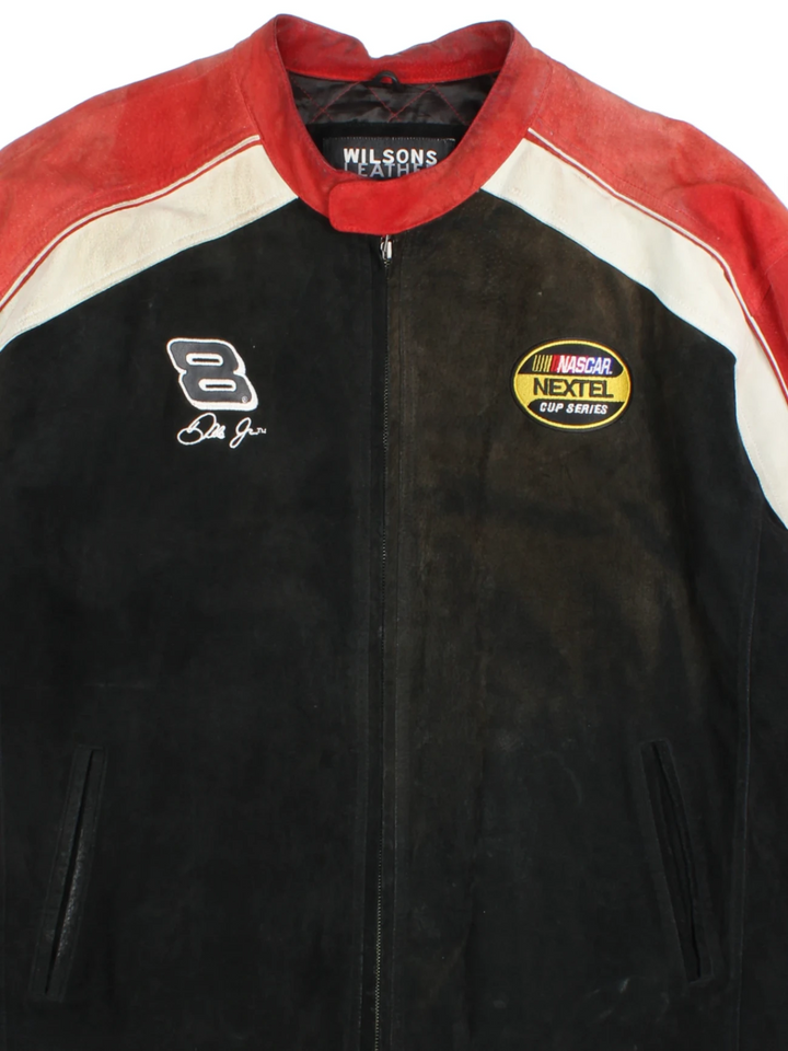 Wilsons Leather Budweiser NASCAR Racing Jacket (Size XXXL)