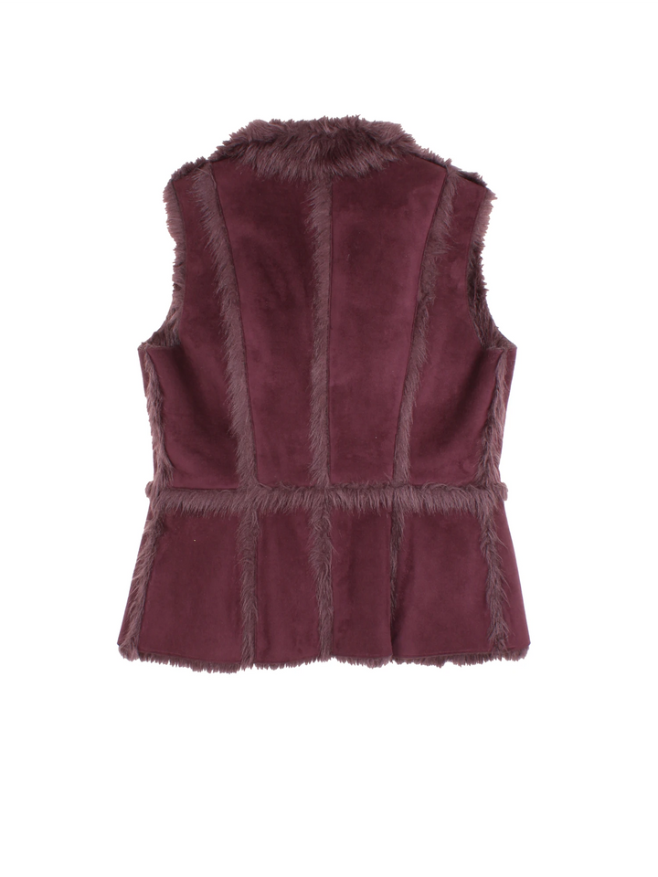 Y2K Afghan Faux Fur Gilet (Size S)
