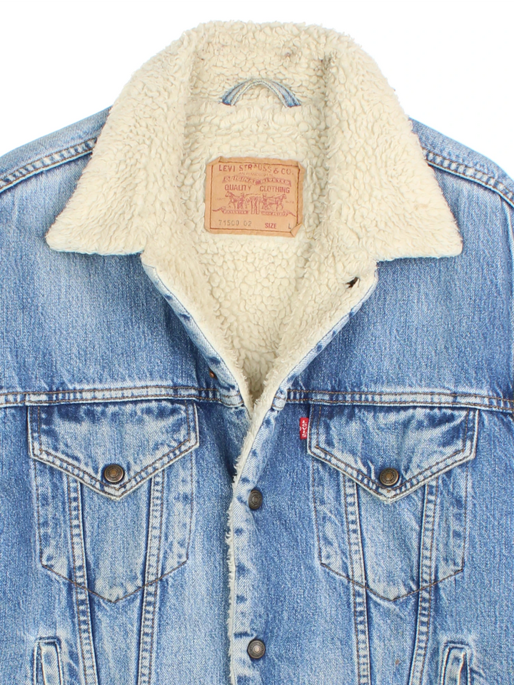 90's Levi Strauss Sherpa Denim Jackets (Size M)