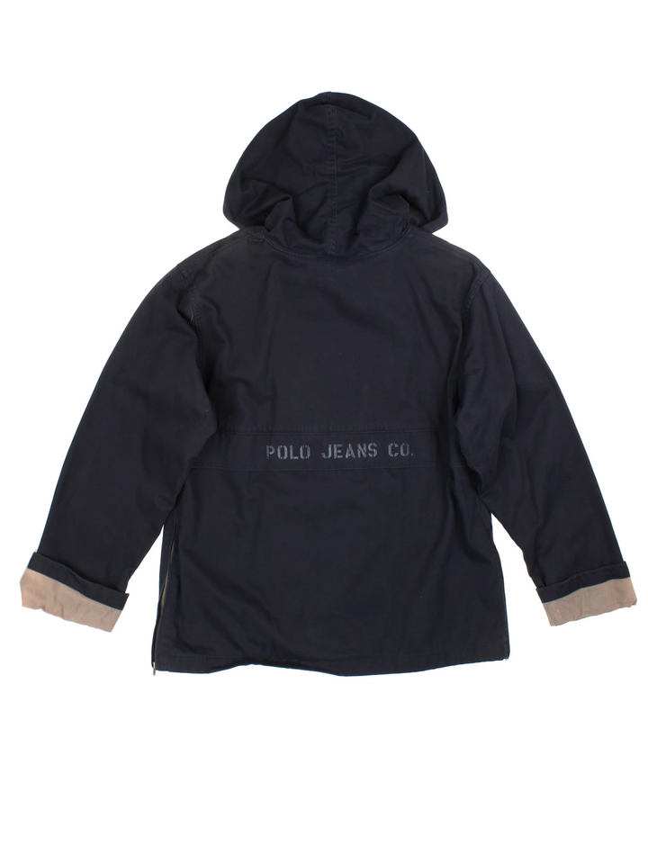 Ralph Lauren Kangaroo Pocket Smock Jacket (Size M) - VintageFolk