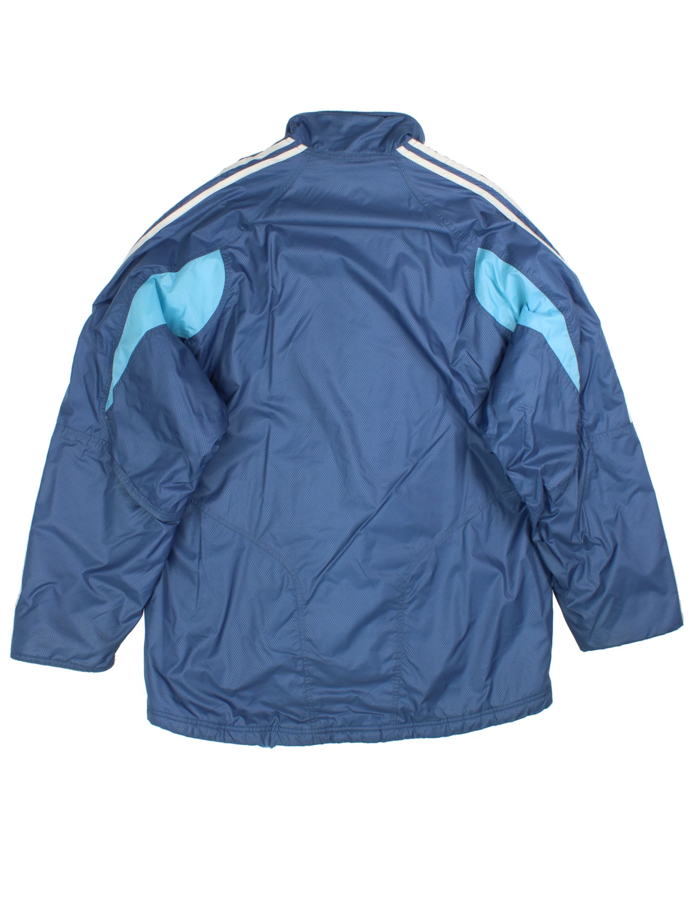04-05 Adidas Olympique Marseille Padded Bench Coat (Size XL) - VintageFolk