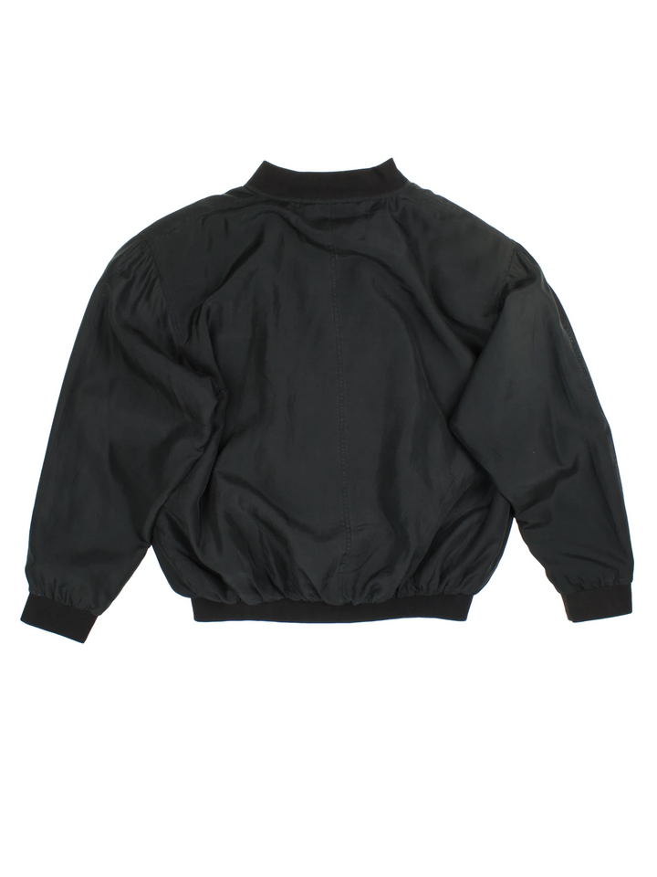 90's Camel Silk Bomber Jacket (Size XL)