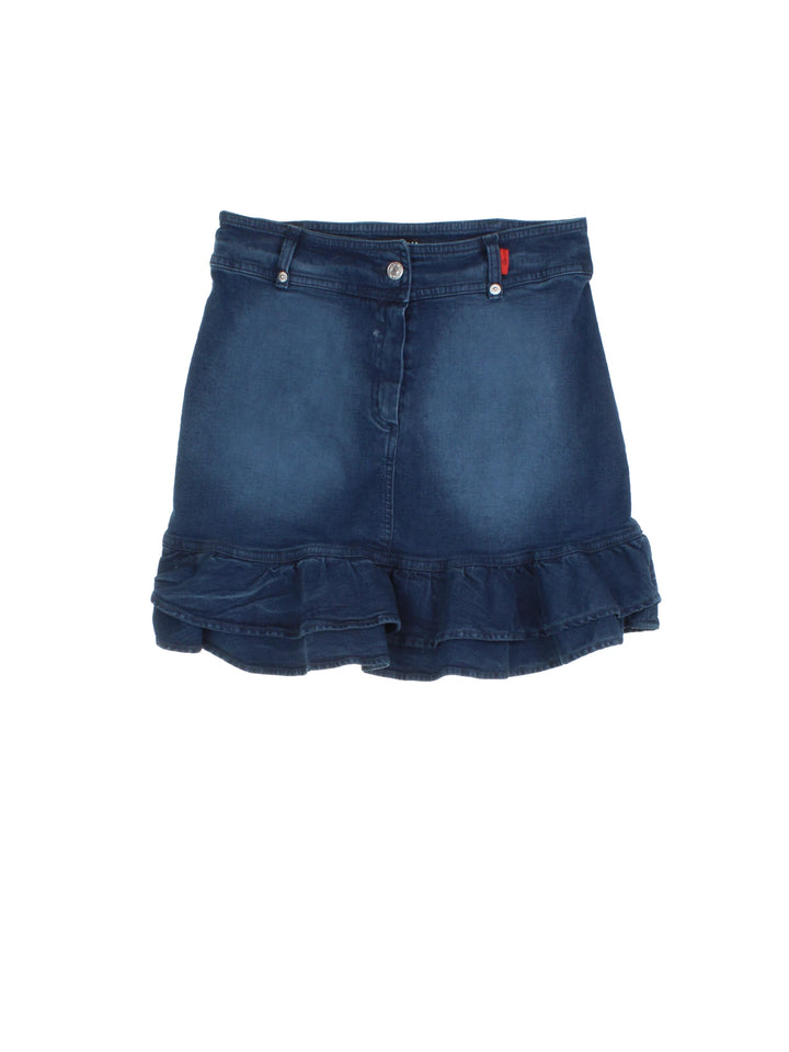 Y2K Morgan Denim Mini Skirt (Size S)