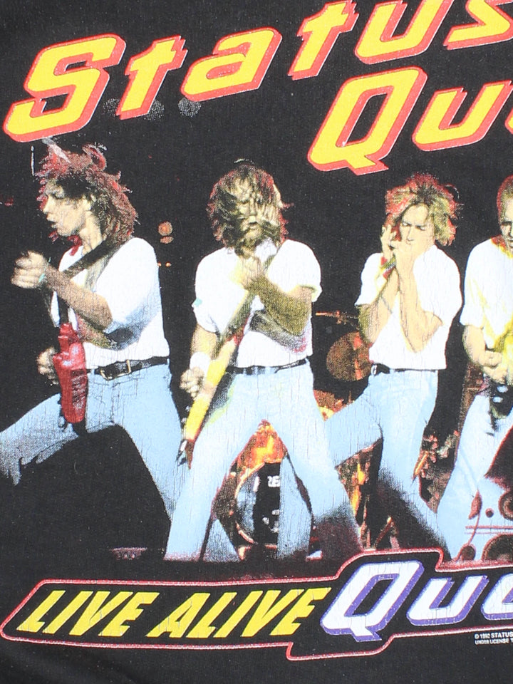 92 Status Quo "Live Alive Quo" Tour Sweatshirt (Size L)