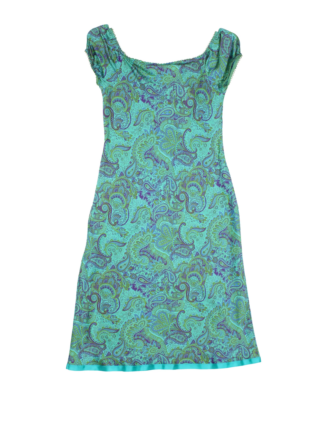 karen millen vintage dresses Y2K Karen Millen Paisley Midi Dress (Size S) – VintageFolk