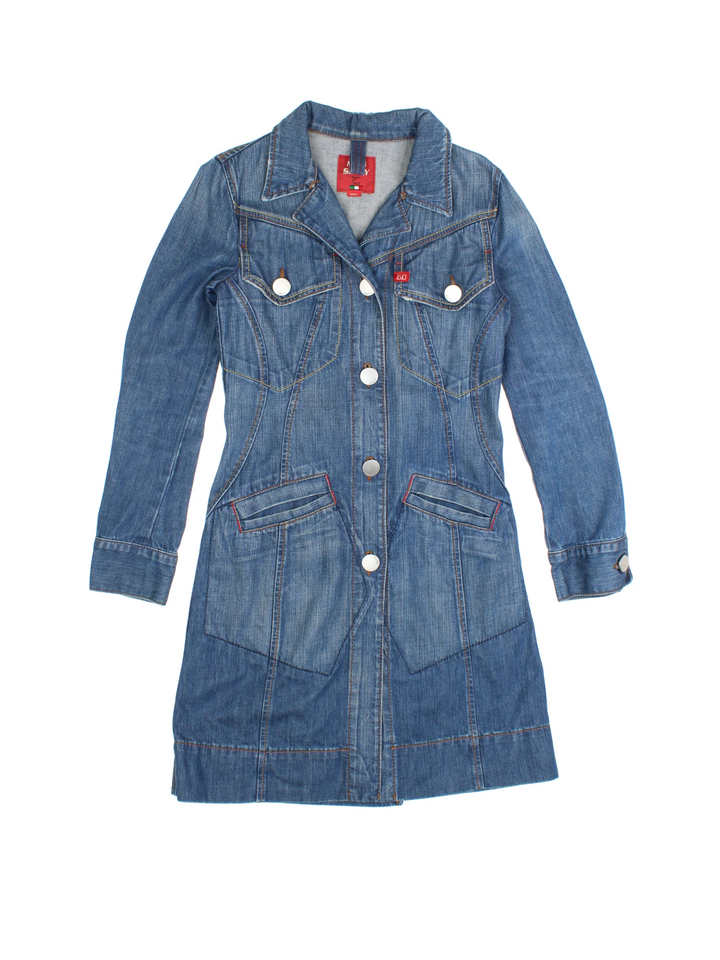 Y2K Miss Sixty Denim Shirt Dress (Size XS)