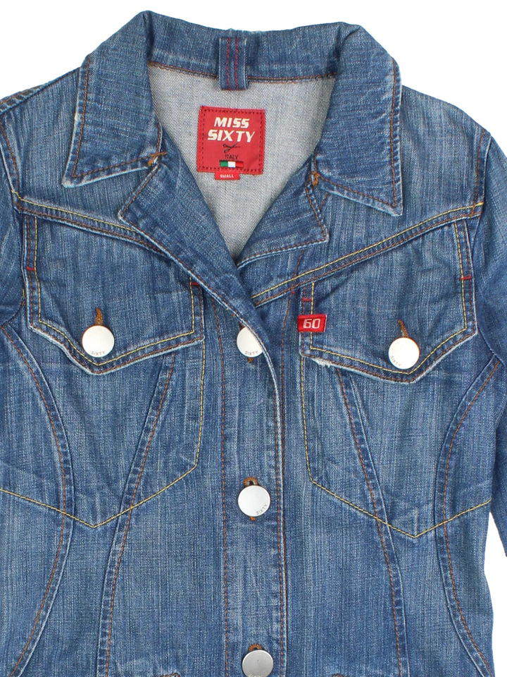 Y2K Miss Sixty Denim Shirt Dress (Size XS)