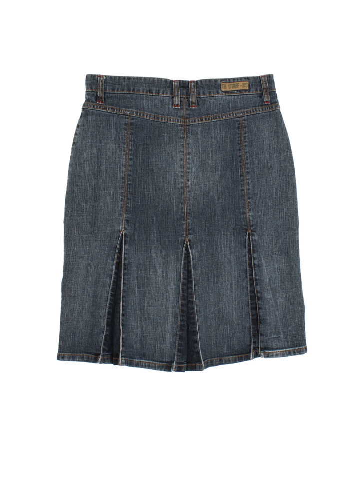 Y2K Tommy Hilfiger Denim Midi Skirt (Size L)