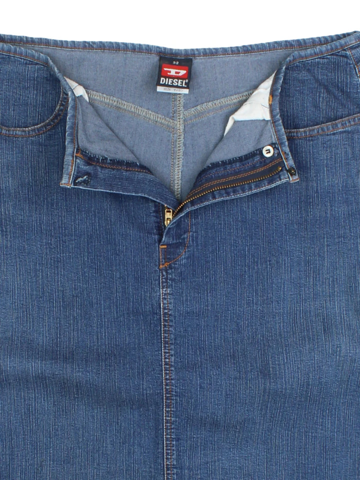 Y2K Diesel Denim Pencil Skirt (Size XL)
