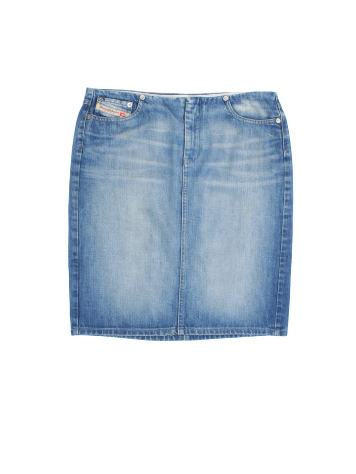 Y2K Diesel Denim Pencil Skirt (Size L)