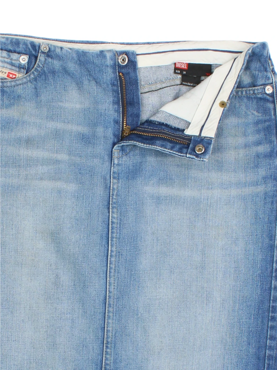 Y2K Diesel Denim Pencil Skirt (Size L)