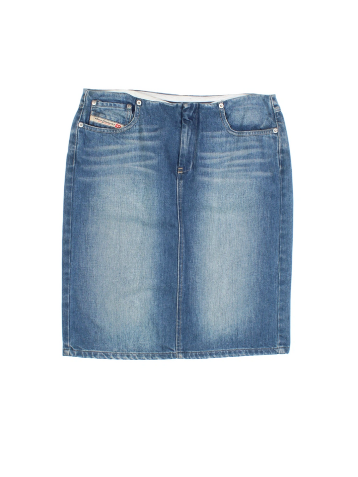 Y2K Diesel Denim Pencil Skirt (Size XL)