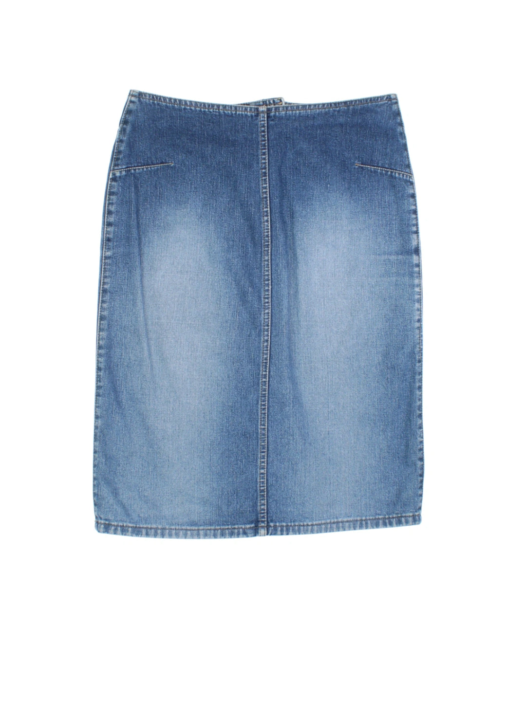 90's Denim Midi Skirt (Size L)