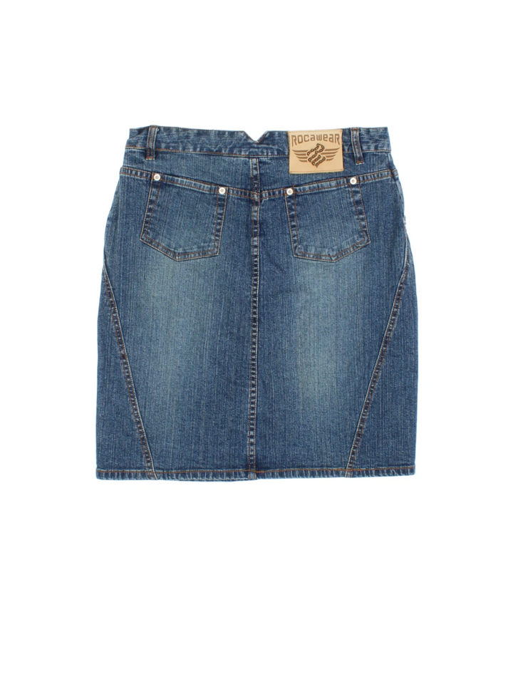 90's Rocawear Denim Skirt (Size M)