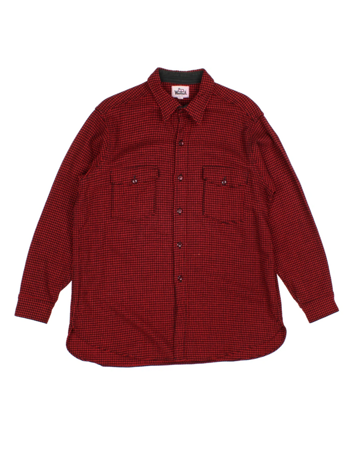 90's Woolrich Checked Overshirt (Size L)