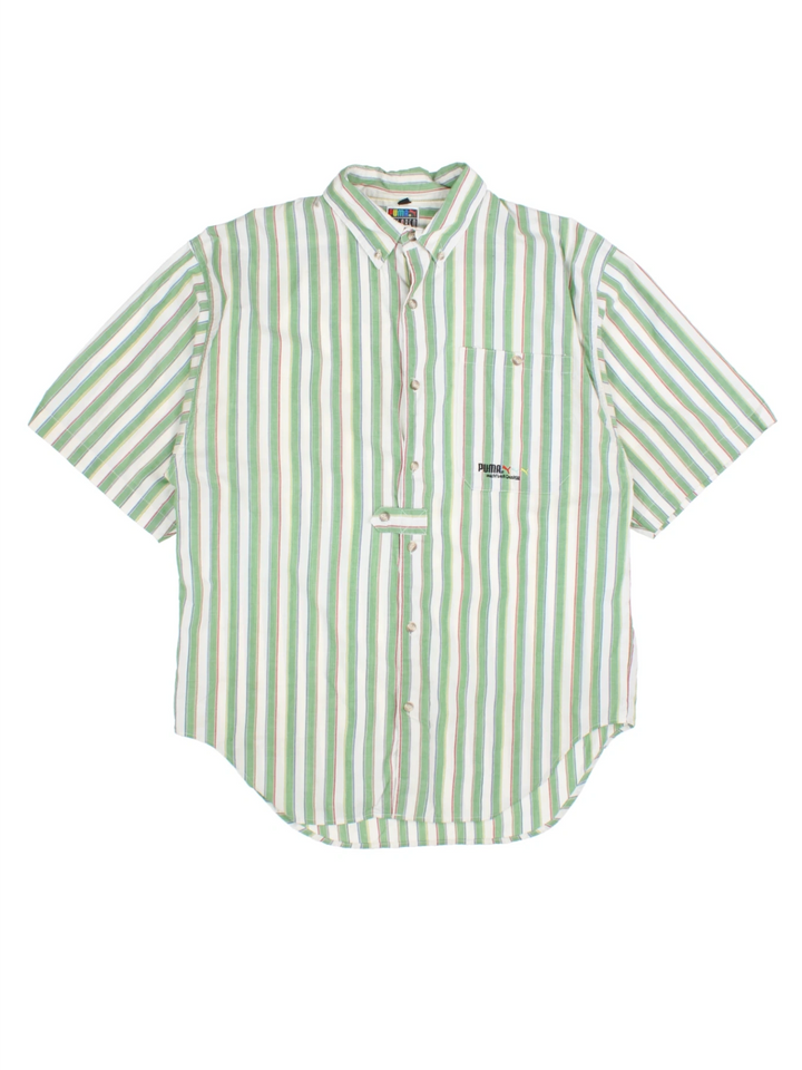 90's PUMA Striped Shirts (Size L)