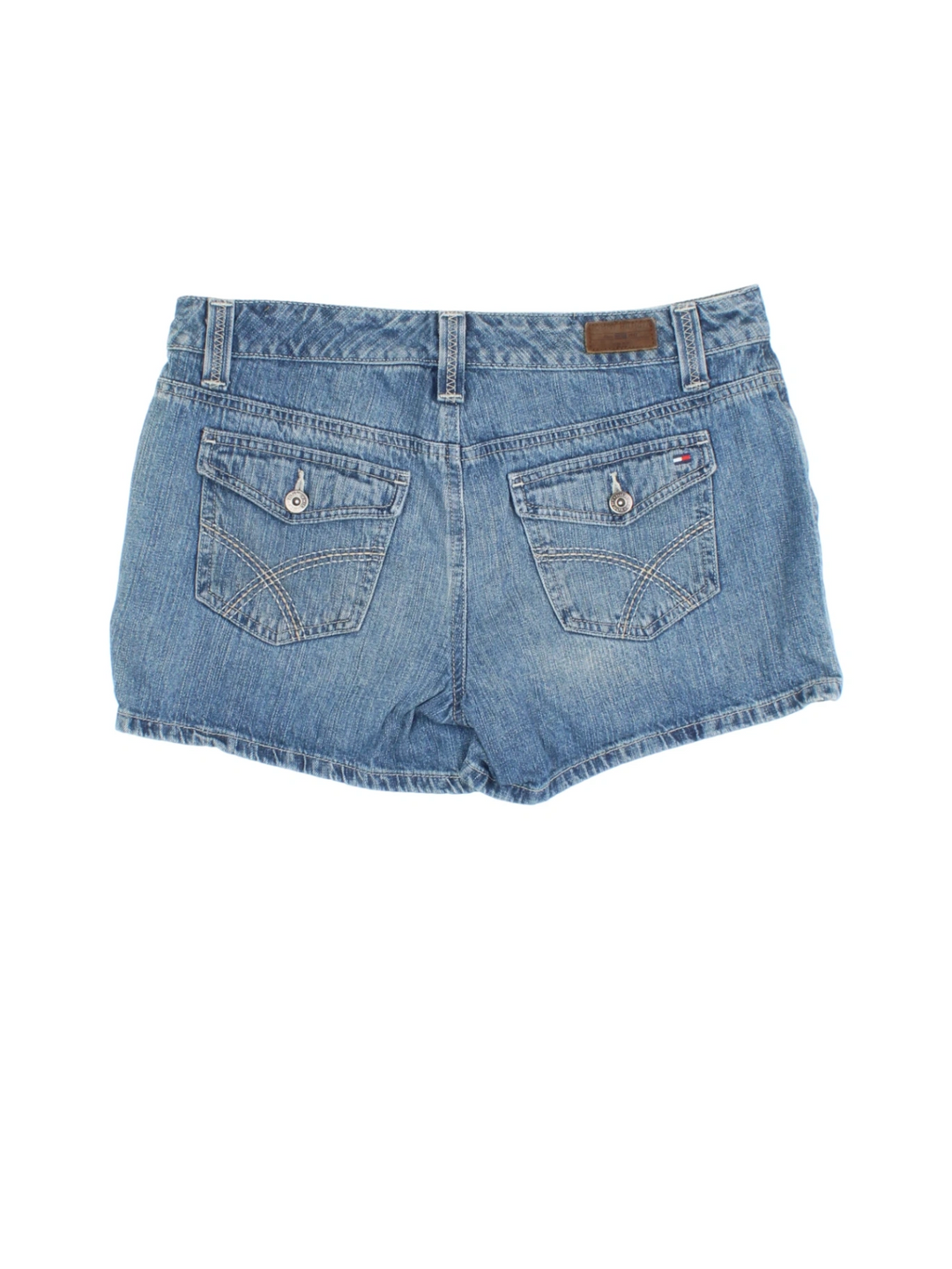 Y2K Tommy Hilfiger Denim Shorts (Size XS) - VintageFolk