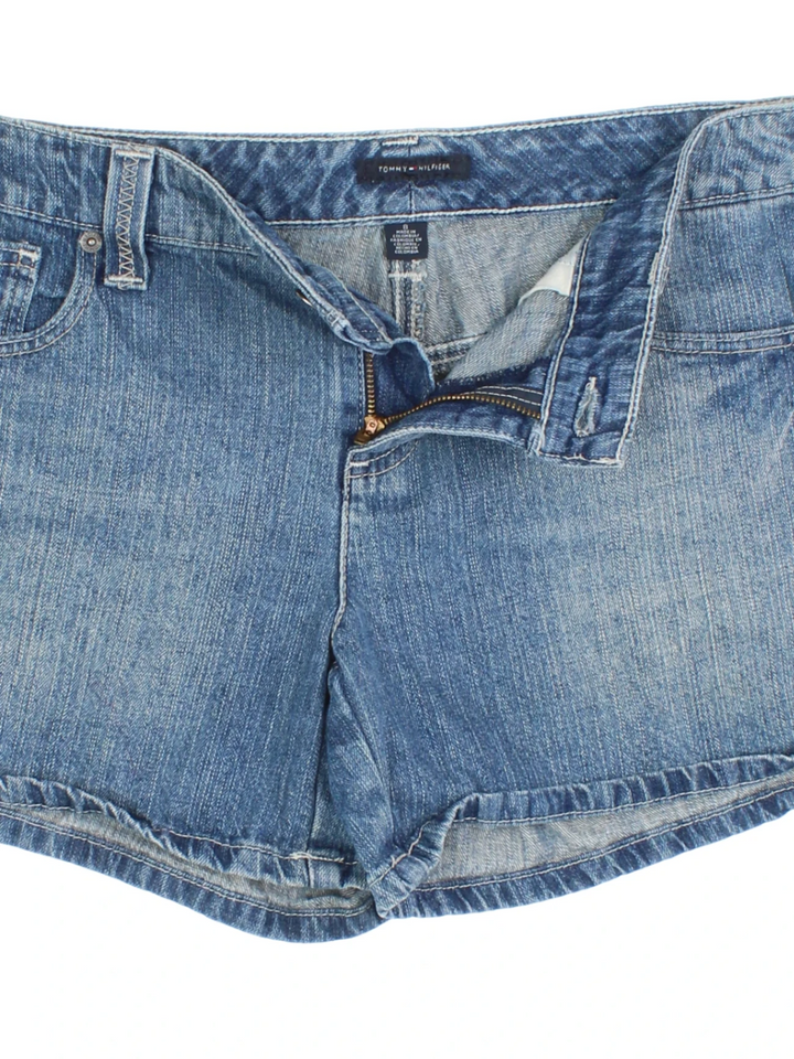 Y2K Tommy Hilfiger Denim Shorts (Size XS) - VintageFolk