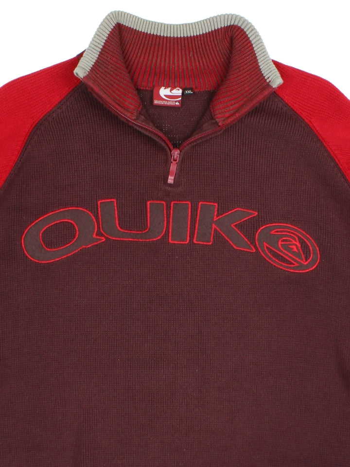 90's Quiksilver 1/4 Zip Jumper (Size XL)