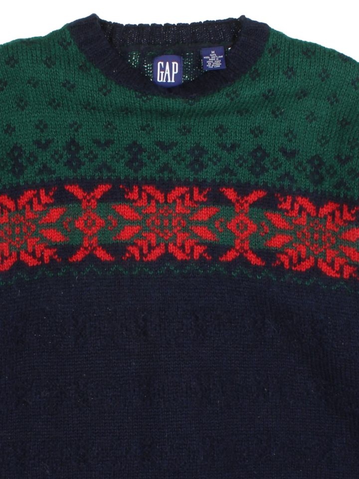 90's GAP Fair Isle Jumper (Size L)