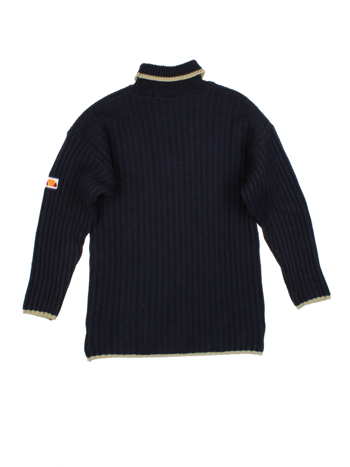 90's Ellesse Roll Neck Jumper (Size S)
