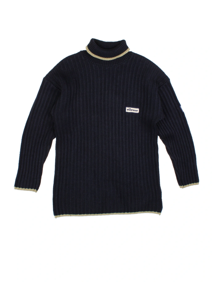 90's Ellesse Roll Neck Jumper (Size S)