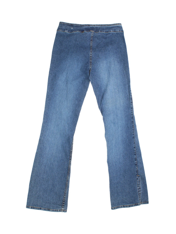 Y2K Studded low rise Flared Jeans (Size M)