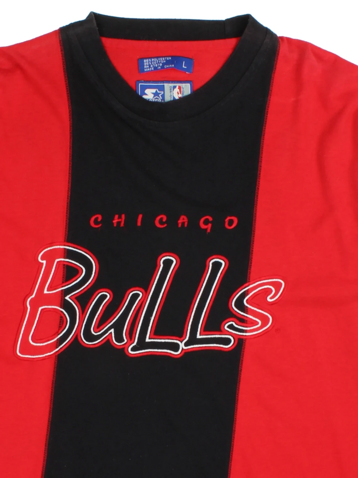 1990s Starter Chicago Bulls NBA T-Shirt (Size L)