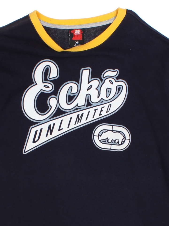 90's Ecko Unltd Ringer T-Shirt (Size M)