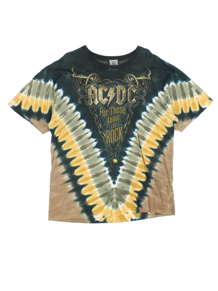 80's AC-DC Liquid Blue T-Shirt (Size XL)