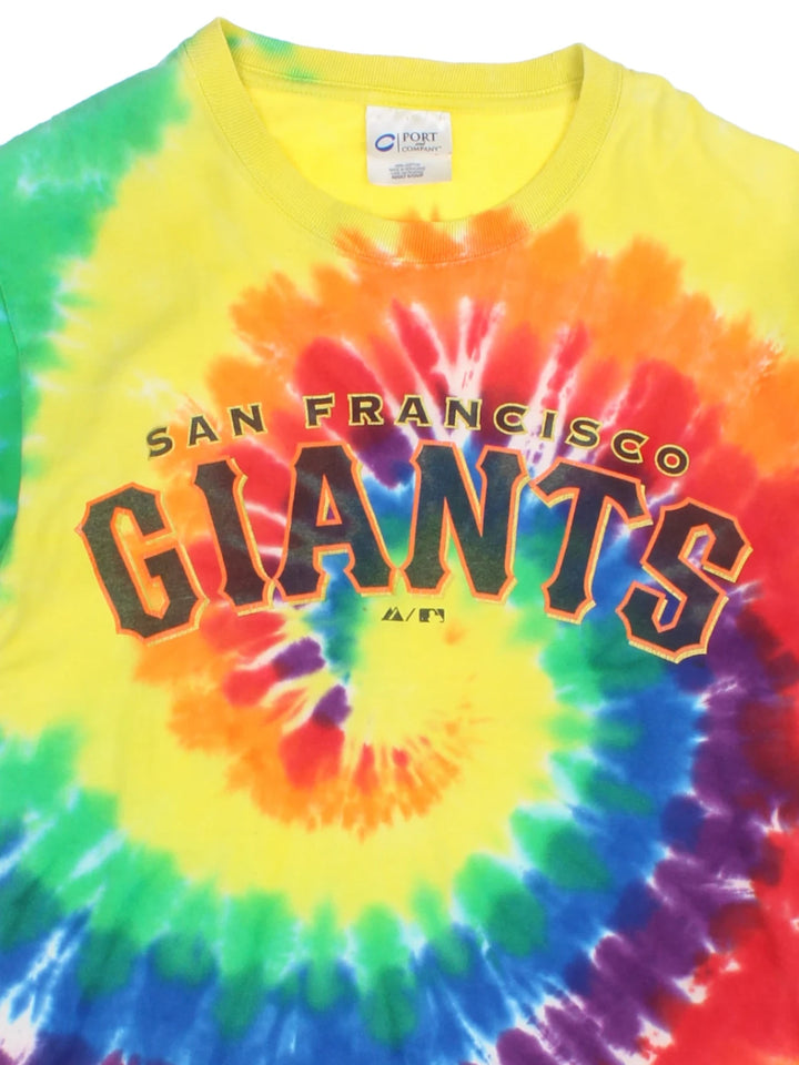 90's San Francisco Giants Tie Dye T-Shirts (Size XS)
