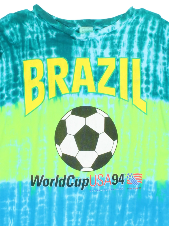 94 USA World Cup Brazil Tie Dye T-Shirt (Size XL)
