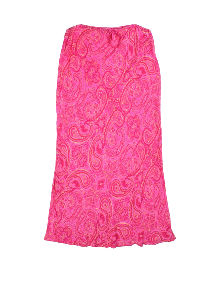 Y2K New Look Paisley Maxi Skirt (Size XL)